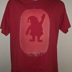 Christmas Shirts Custom Bleach Art Santa %100 Cotton Men's New